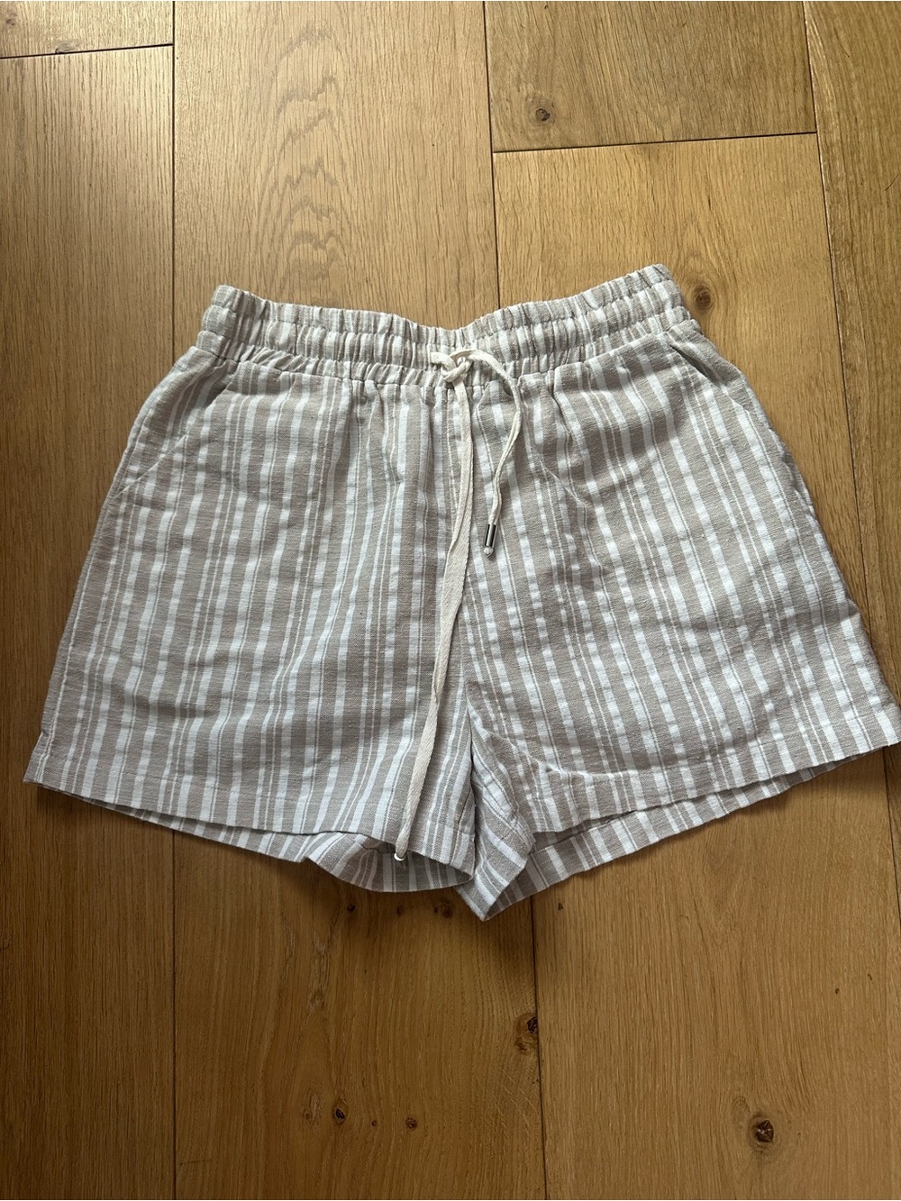 Pink Lily Linen Shorts Small